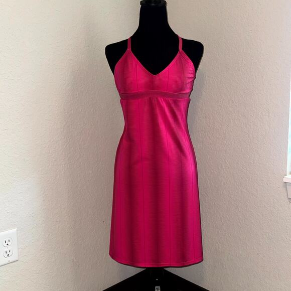 Carve Designs Dress Women Small Pink V-Neck Spaghetti Strap Activewear Dress - Picture 1 of 7